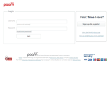 Tablet Screenshot of demo.paamapplication.co.uk